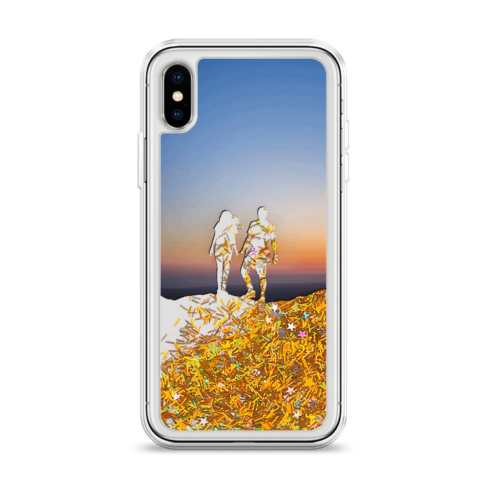 

Чехол Awog на Apple iPhone X (10) / Айфон X (10) "Пара на краю света", 11090-1