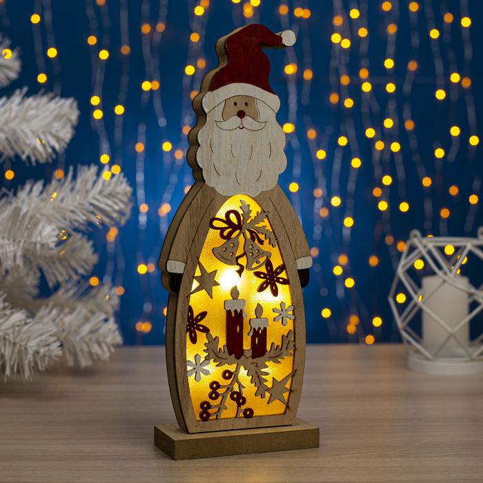

Световая фигура Luazon lighting Дед мороз 4364329 белый теплый, Дед мороз
