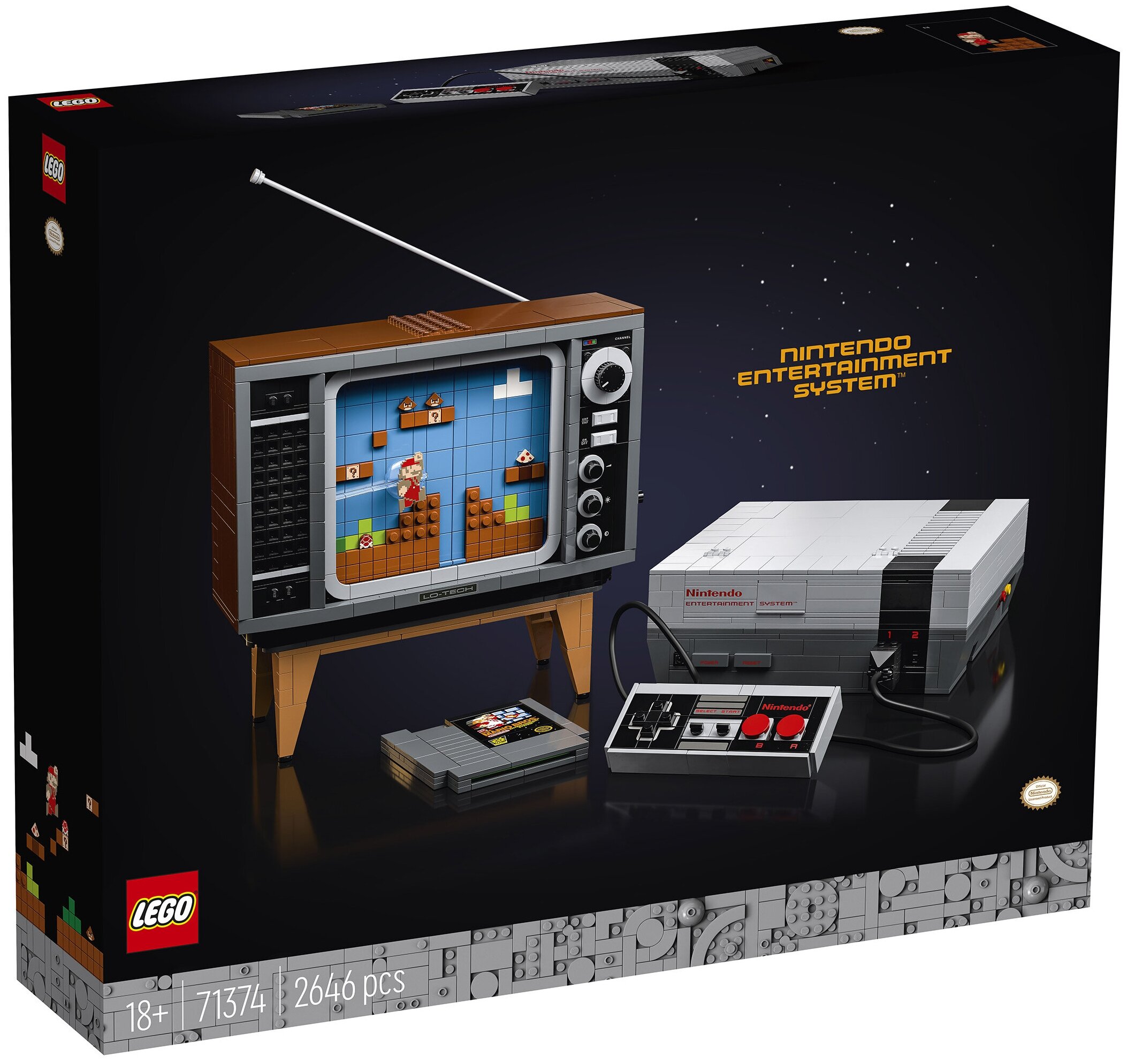 Конструктор LEGO Super Mario Nintendo Entertainment System 71374 8ch 4k super hd cctv dvr h 265 surveillance digital video recorder for 2mp 3mp 4mp 5mp 8mp ahd ip camera xmeye hybrid nvr system