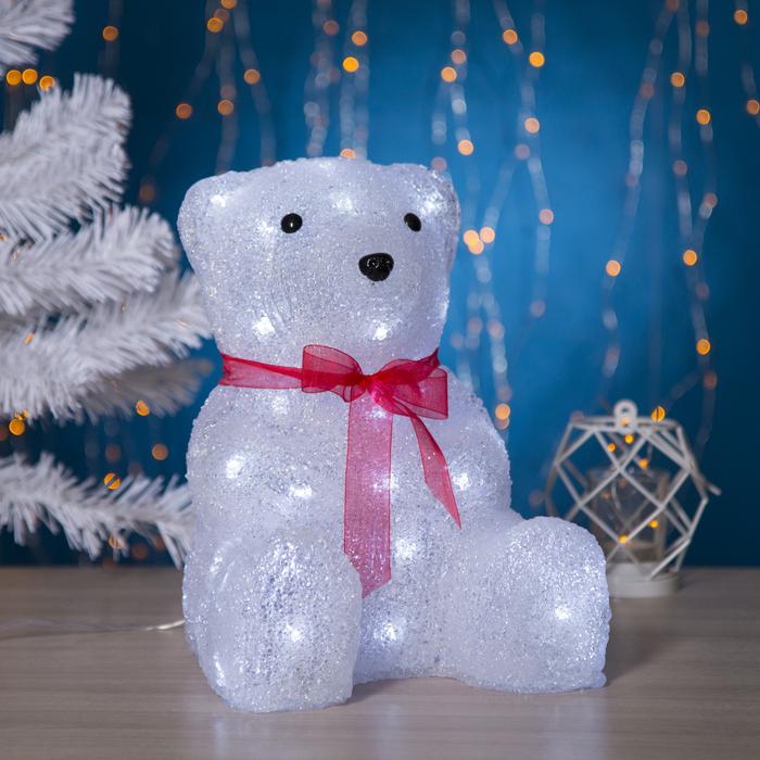 

Световая фигура Luazon lighting Медведь сидячий 2310852 белый холодный, Медведь сидячий