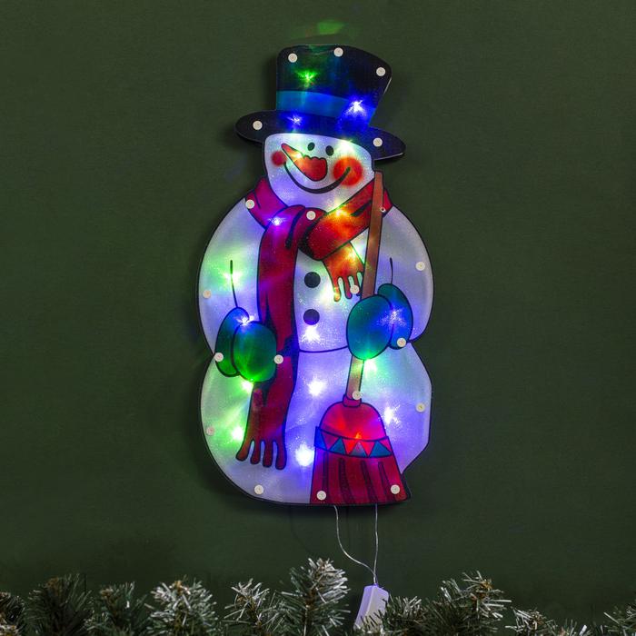 

Световая фигура Luazon lighting Снеговик 4364267 разноцветный/RGB, Снеговик