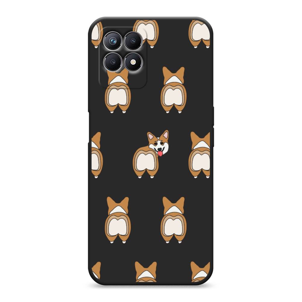 

Чехол Awog на Realme 8i "Милый корги фон", Разноцветный, 257352-1