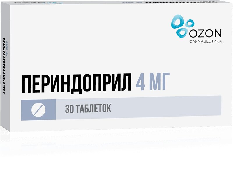 

Периндоприл таблетки 4 мг 30 шт.