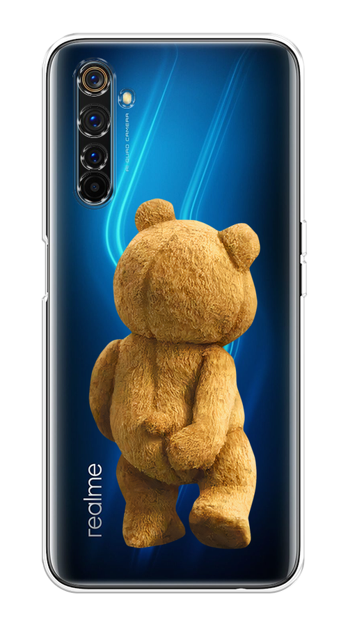 

Чехол на Realme 6 Pro "Медвежья спина", Коричневый;прозрачный, 252850-1