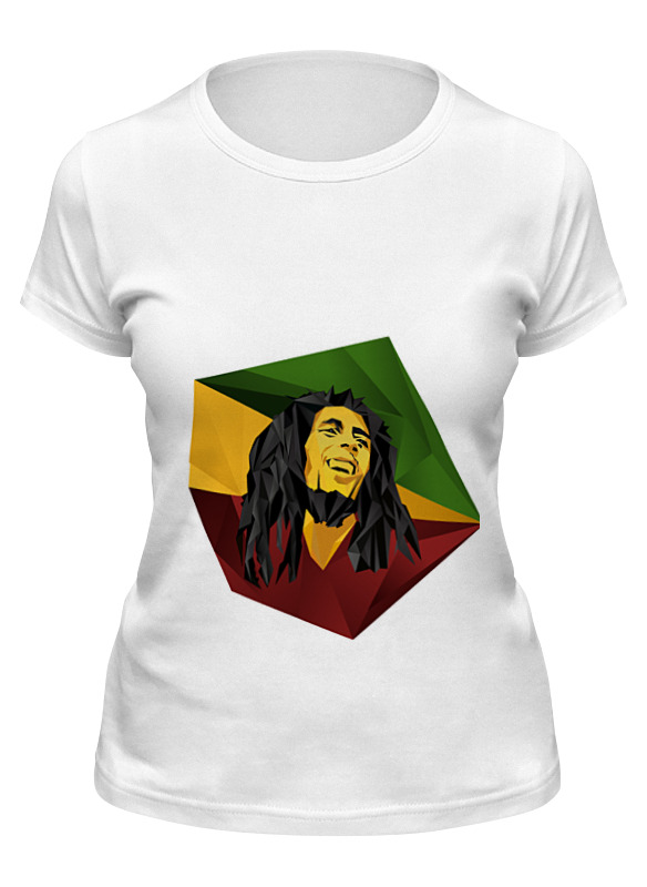 

Футболка женская Printio Bob marley белая 2XL, Белый, Bob marley