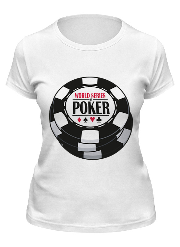 

Футболка женская Printio Покер (poker) белая 2XL, Белый, Покер (poker)