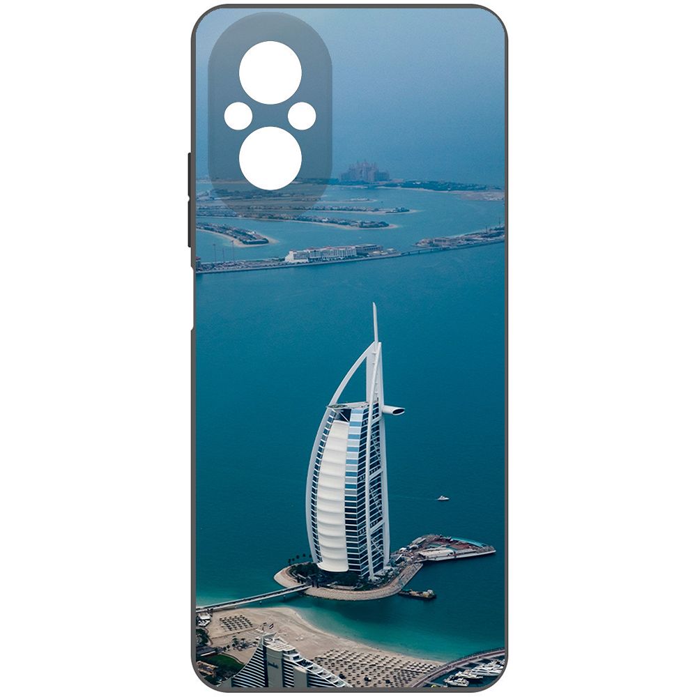 

Чехол-накладка Krutoff Soft Case ОАЭ, Бурдж-эль-Араб для Realme C67 черный