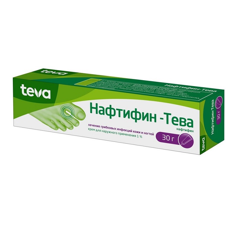 

Нафтифин-Тева крем 1% туб.30 г 1 шт.