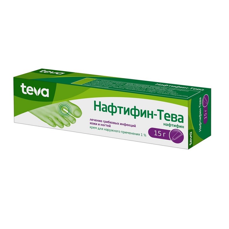 

Нафтифин-Тева крем 1% туб.15 г 1 шт.