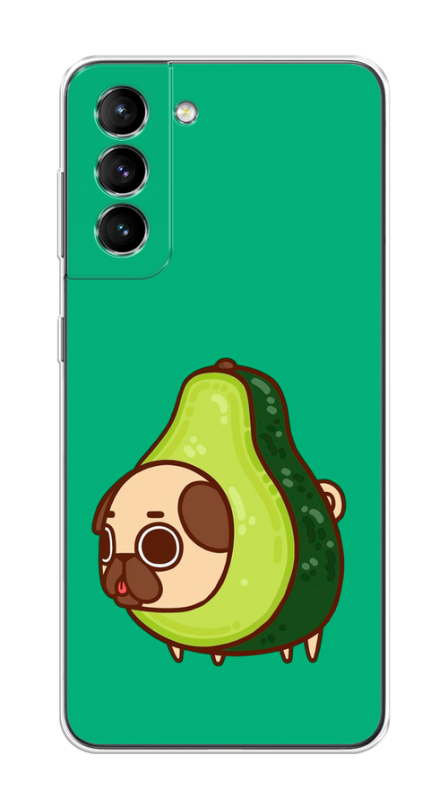 

Чехол на Samsung Galaxy S21 "Мопс авокадик", Зеленый, 2101850-1