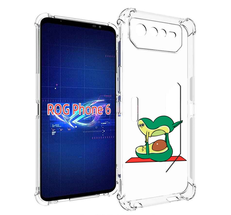 

Чехол MyPads Две-половинки для Asus ROG Phone 6, Прозрачный, Tocco
