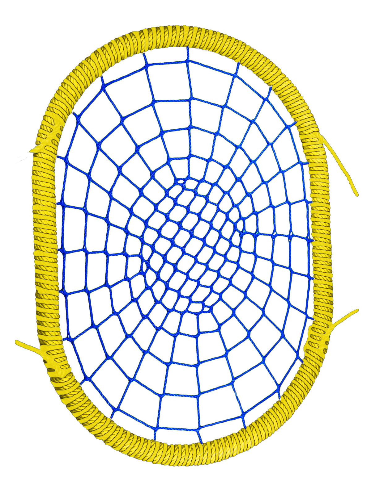 фото Овальные подвесные качели гнездо размер 120x140 см толщина обода 72 мм канат обода 16 мм jinn