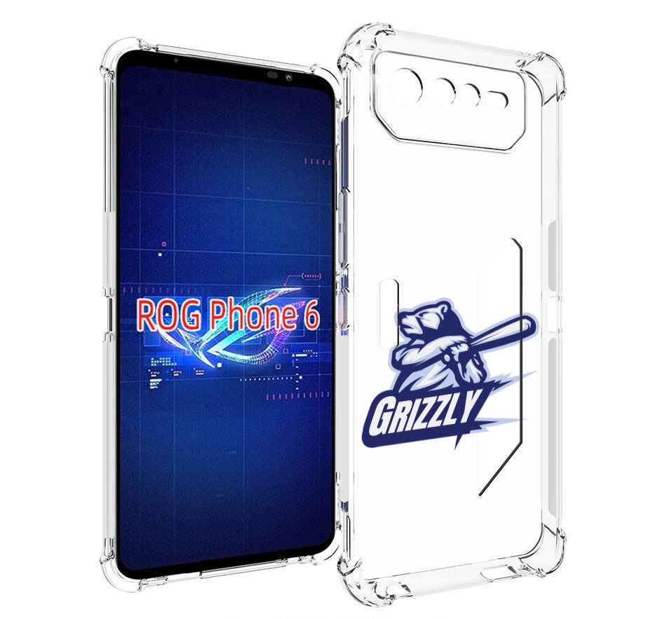 

Чехол MyPads Гризли для Asus ROG Phone 6, Прозрачный, Tocco