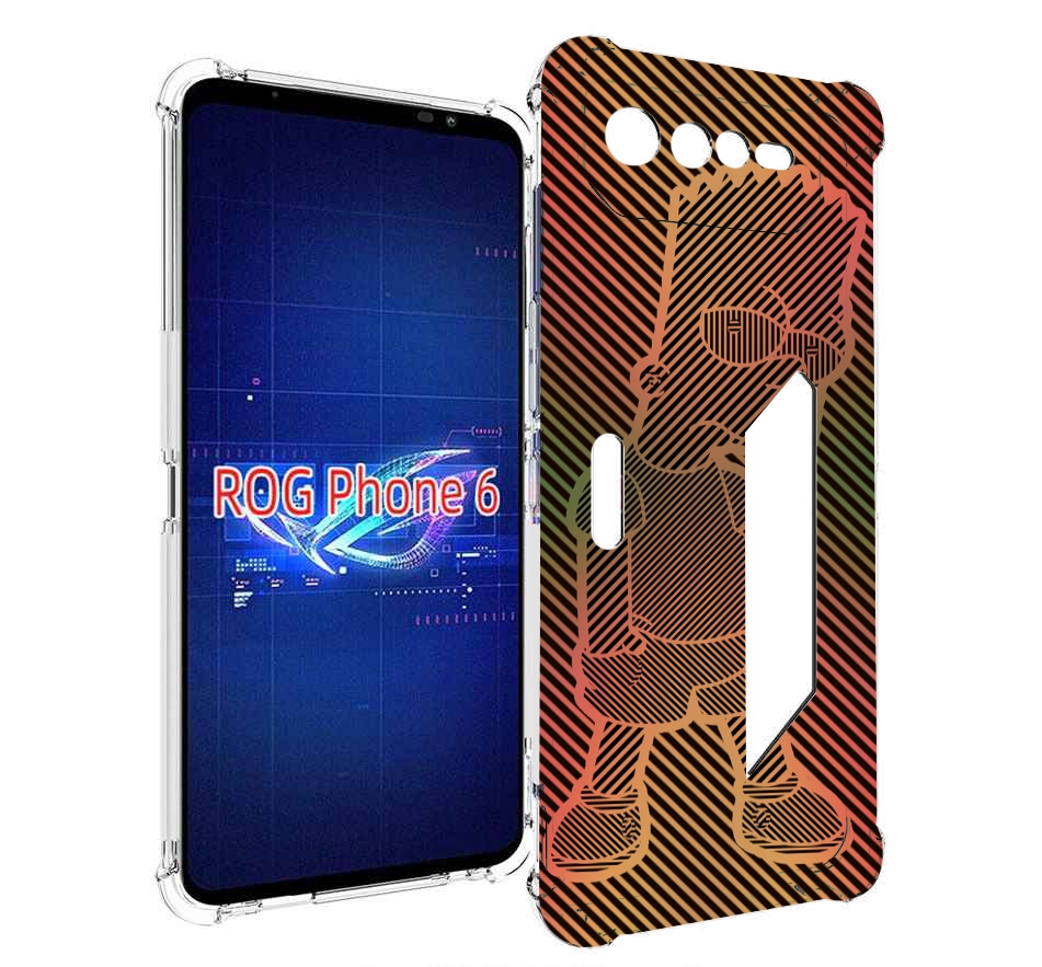 

Чехол MyPads Графический-Барт-Симпсон для Asus ROG Phone 6, Прозрачный, Tocco