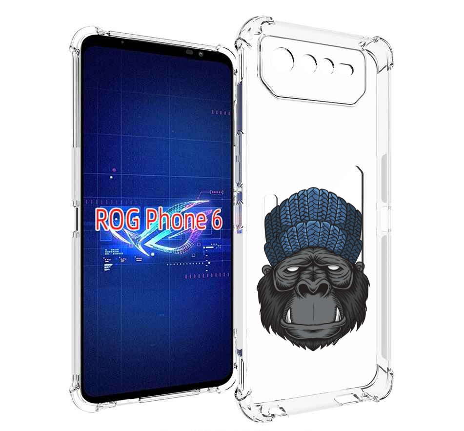 

Чехол MyPads Горила для Asus ROG Phone 6, Прозрачный, Tocco