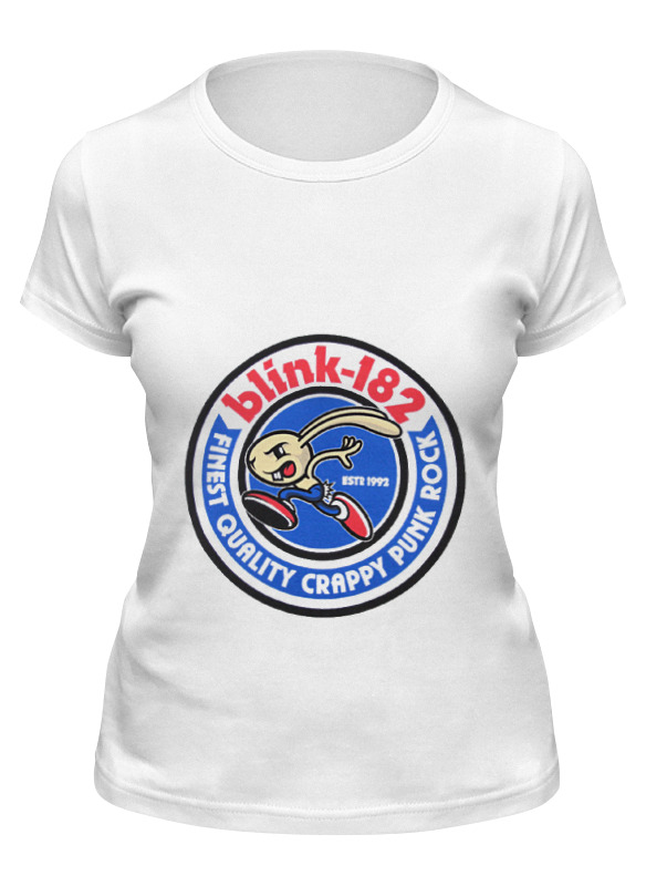 

Футболка женская Printio Blink-182 белая 2XL, Белый, Blink-182