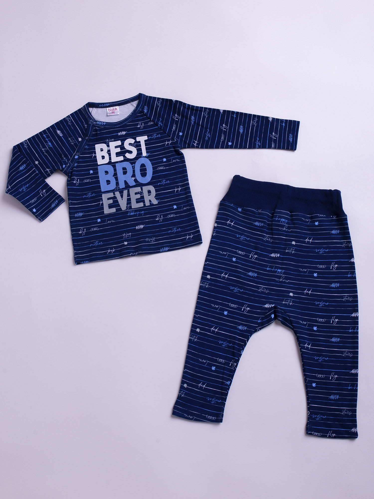 

Комплект одежды Batik 0011_ОН цв. синий р. 80, 0011_ОН