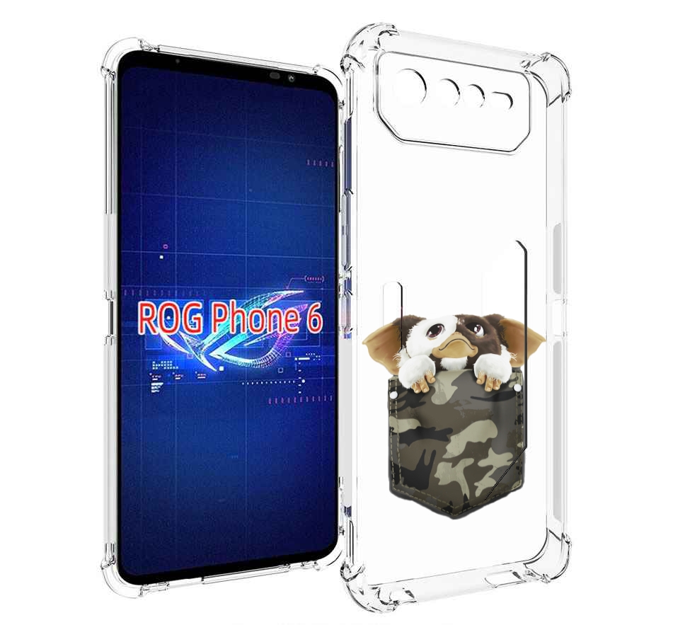 

Чехол MyPads Гизмо для Asus ROG Phone 6, Прозрачный, Tocco