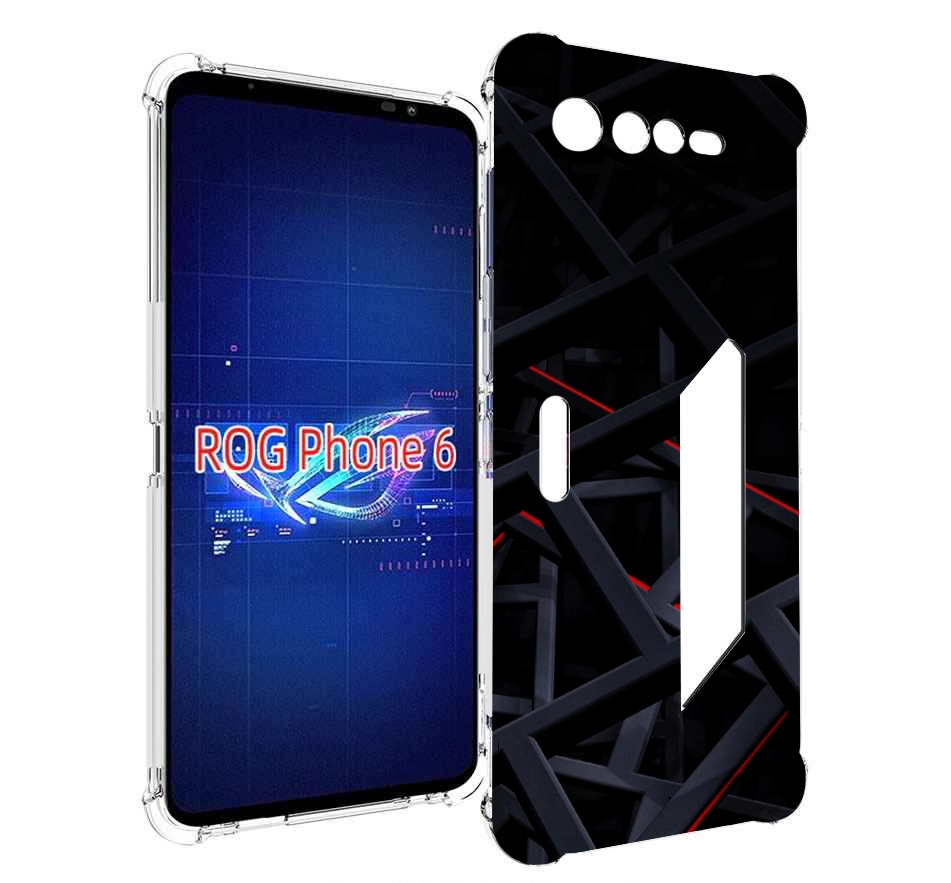 

Чехол MyPads Геометрия для Asus ROG Phone 6, Прозрачный, Tocco