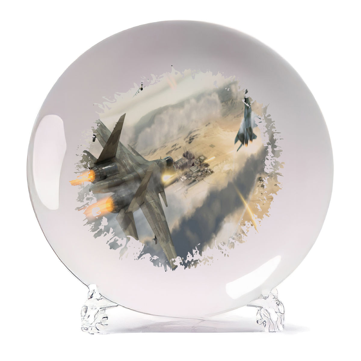 

Тарелка CoolPodarok Истребители Бой Выстрелы