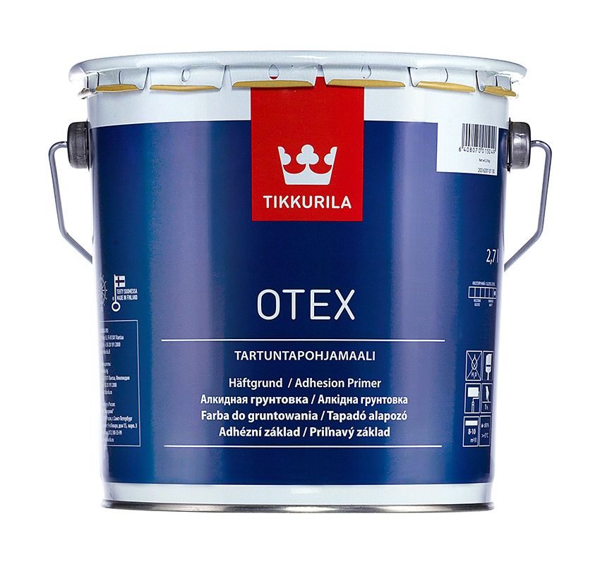 Грунт Tikkurila Otex алкидный адгезионный база А 2,7 л