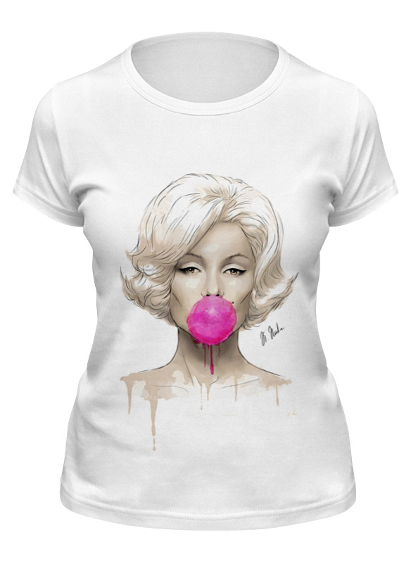 

Футболка женская Printio Marilyn monroe белая 2XL, Белый, Marilyn monroe