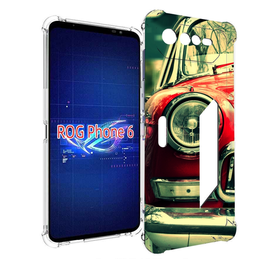 

Чехол MyPads Винтажная-машина мужской для Asus ROG Phone 6, Прозрачный, Tocco