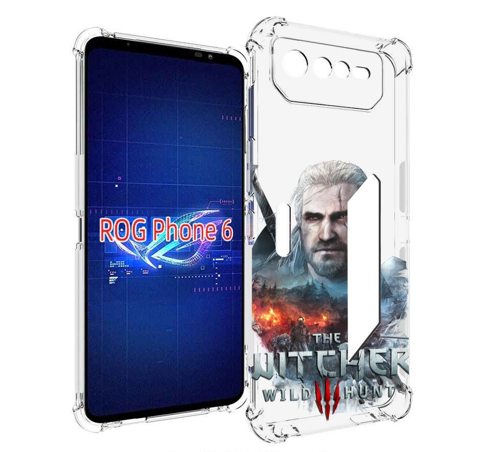 

Чехол MyPads Ведьмак для Asus ROG Phone 6, Прозрачный, Tocco