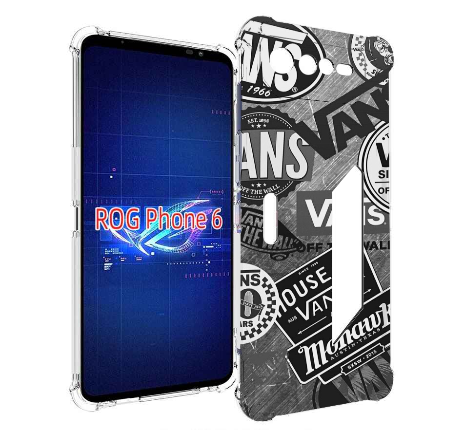

Чехол MyPads Ванс-постер для Asus ROG Phone 6, Прозрачный, Tocco