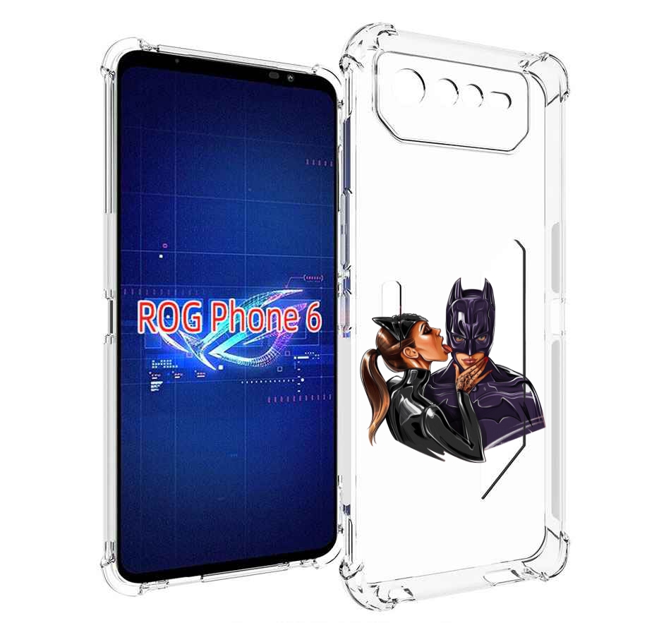 

Чехол MyPads Бэтман для Asus ROG Phone 6, Прозрачный, Tocco