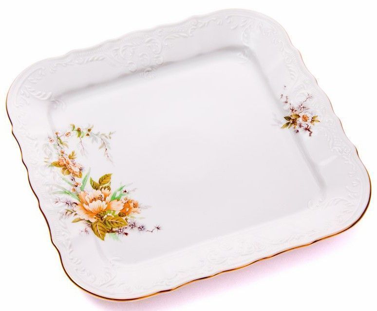 

Тарелка квадратная Дикий лопух Размер: 26 см