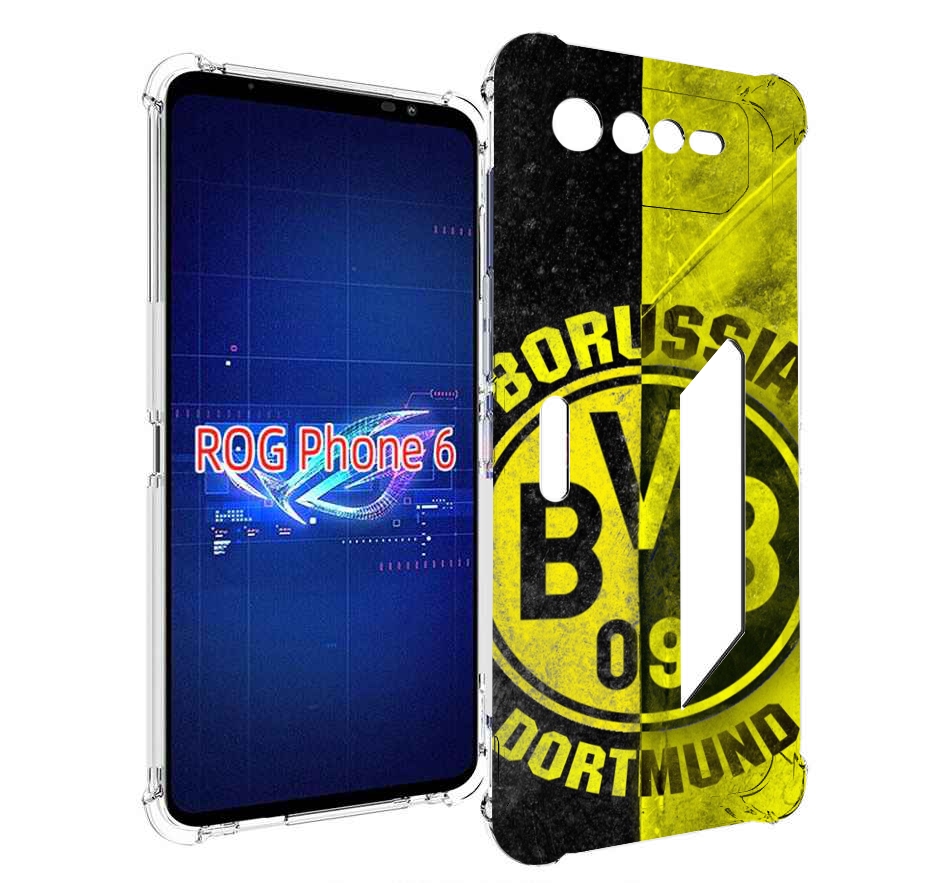 

Чехол MyPads Боруссия мужской для Asus ROG Phone 6, Прозрачный, Tocco