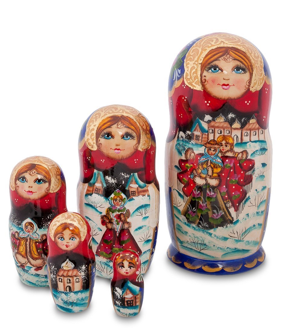 

Матрешка 5м Зима МР-25/ 08 113-703706, Разноцветный