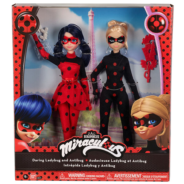 

Фигурки Bandai Леди Баг и АнтиБаг, красный