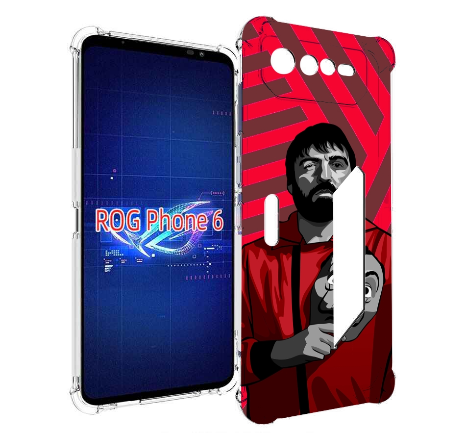 

Чехол MyPads Богата-Бумажный-дом для Asus ROG Phone 6, Прозрачный, Tocco