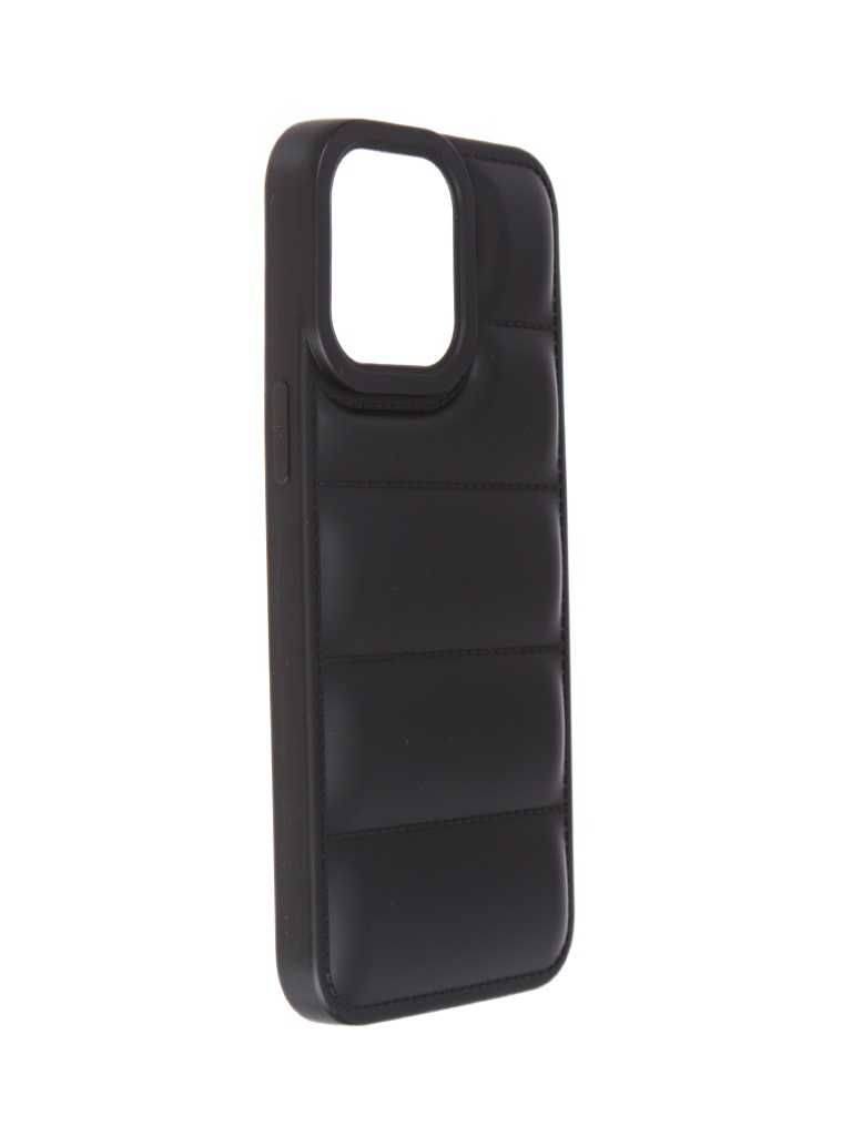 фото Чехол df для apple iphone 14 pro max silicone дутый black ijacket-04 df-group