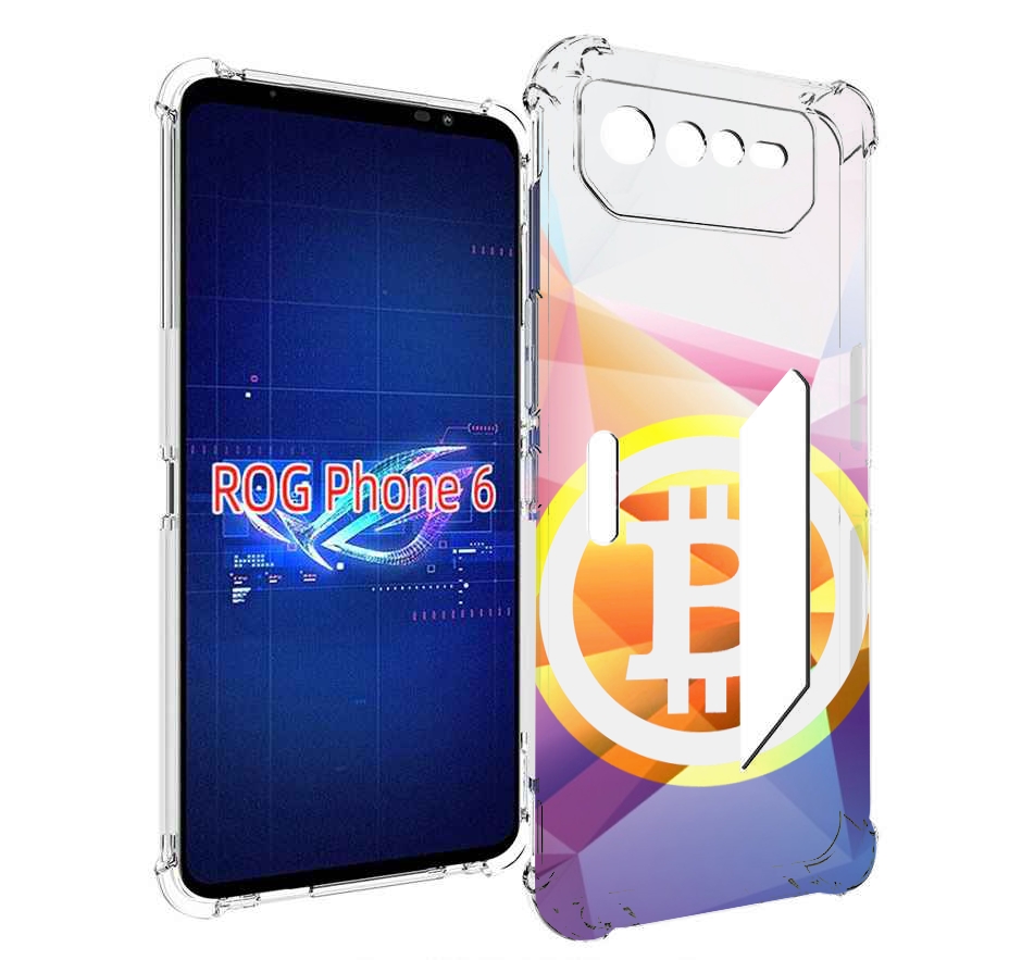 

Чехол MyPads Биткоин для Asus ROG Phone 6, Прозрачный, Tocco