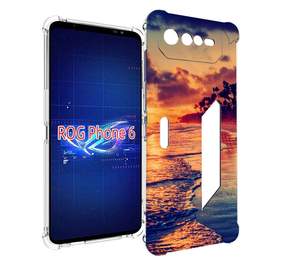 

Чехол MyPads Берег для Asus ROG Phone 6, Прозрачный, Tocco