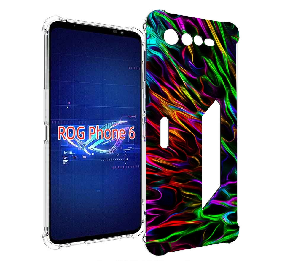 

Чехол MyPads Бензин для Asus ROG Phone 6, Прозрачный, Tocco