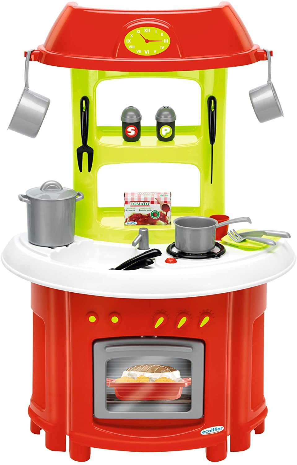 

Детская игровая кухня Ecoiffier Bubble Cook Классика, Красный;белый;зеленый