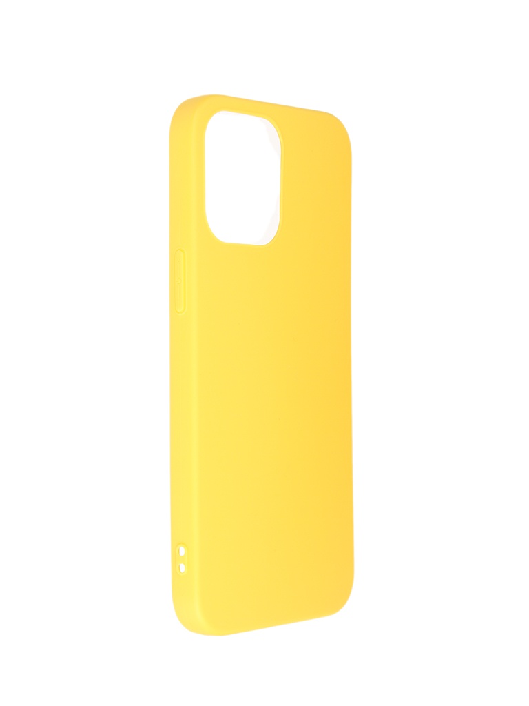 фото Чехол df для apple iphone 14 pro max silicone yellow icase-33 df-group