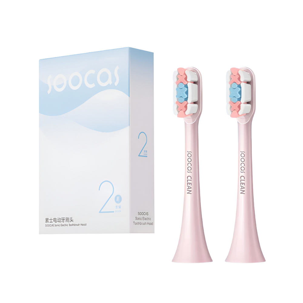 

Насадка для зубной щетки Soocas Electric Sonic Toothbrush X1 / X3 Pink 2шт, Soocas So X3