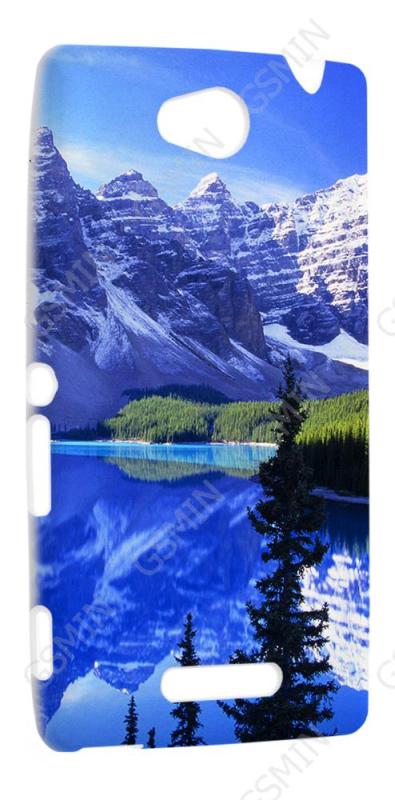 

Чехол NoBrand для Sony Xperia C Дизайн 40, Белый