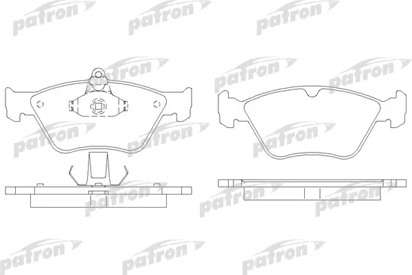 

Тормозные колодки PATRON дисковые PBP901