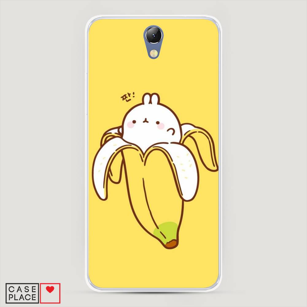 

Чехол Awog на Lenovo Vibe S1 / Леново Vibe S1 "Зайчик-бананчик", Желтый;белый, 111450-2