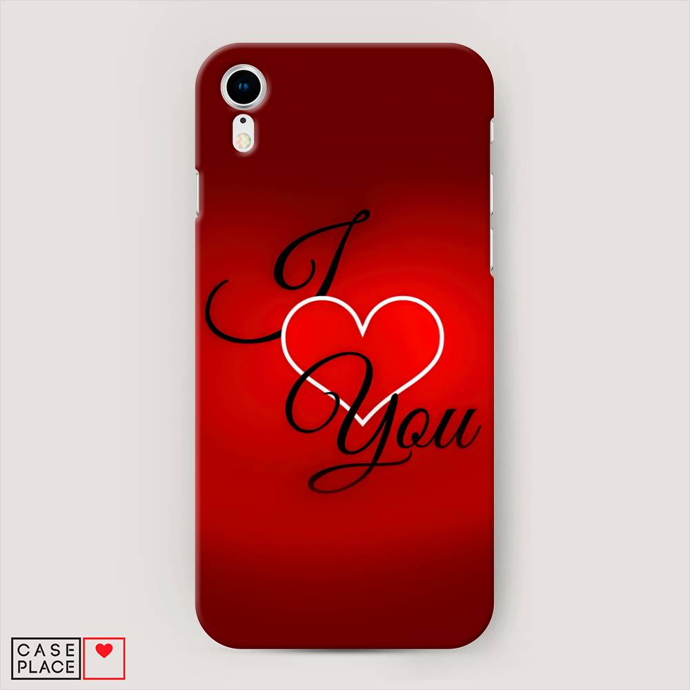 

Пластиковый чехол "I love you 3" на Apple iPhone XR (10R), 12020-5