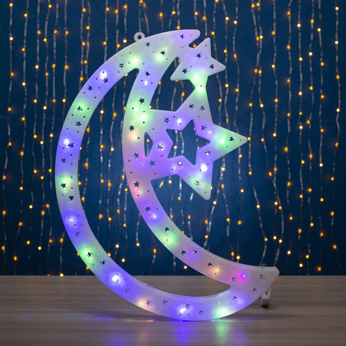 

Световая фигура Luazon lighting Месяц 680505 разноцветный/RGB, Месяц