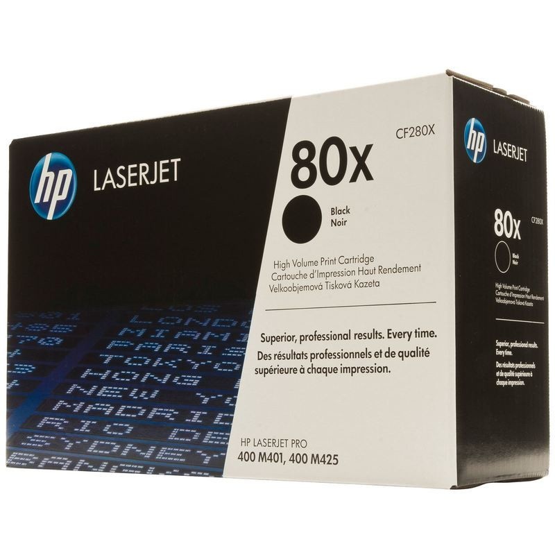 

Картридж для лазерного принтера HP LJ Pro M401/425 (CF280X) черный, оригинальный, LJ Pro M401/425