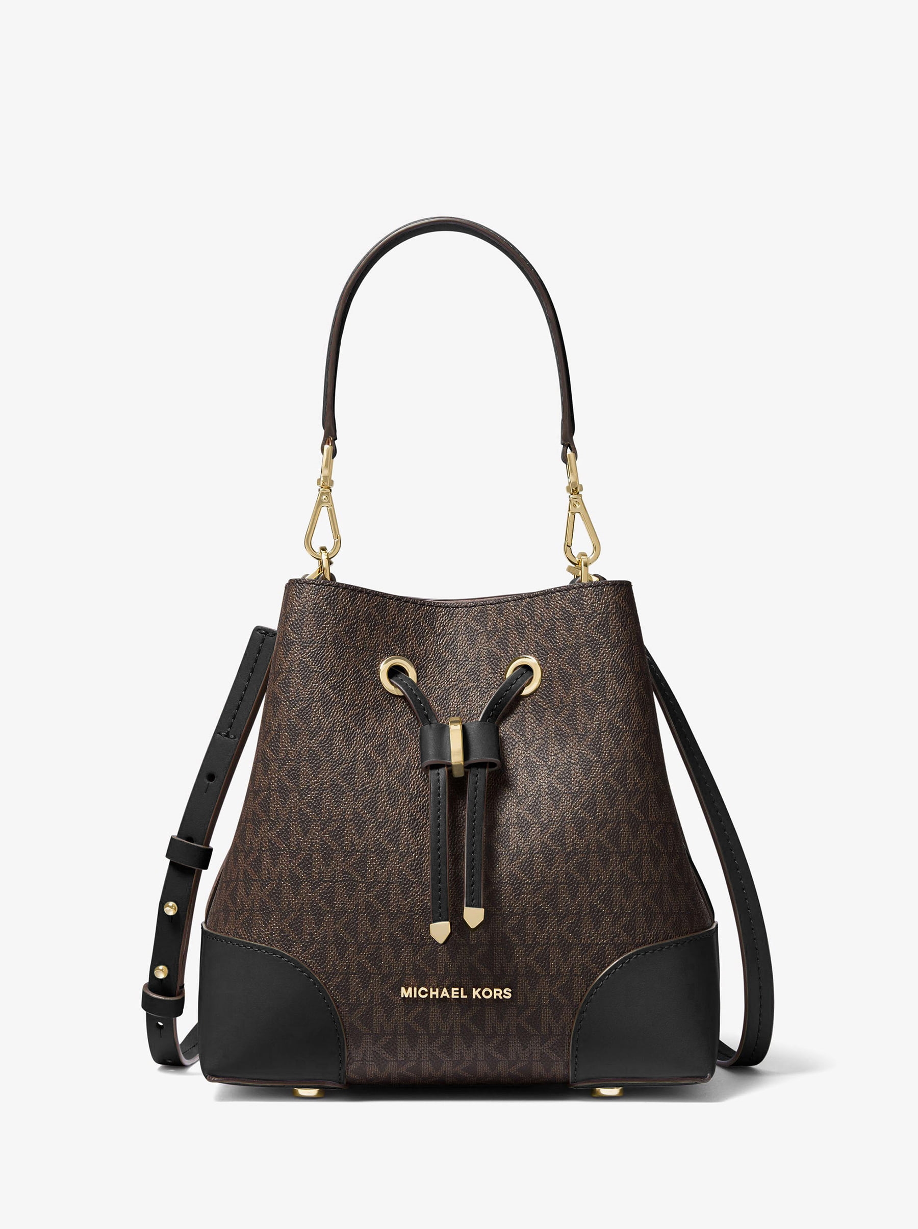 

Сумка женская Michael Kors B00234 коричневая;черная 22x23x14, Коричневый;черный, B00234