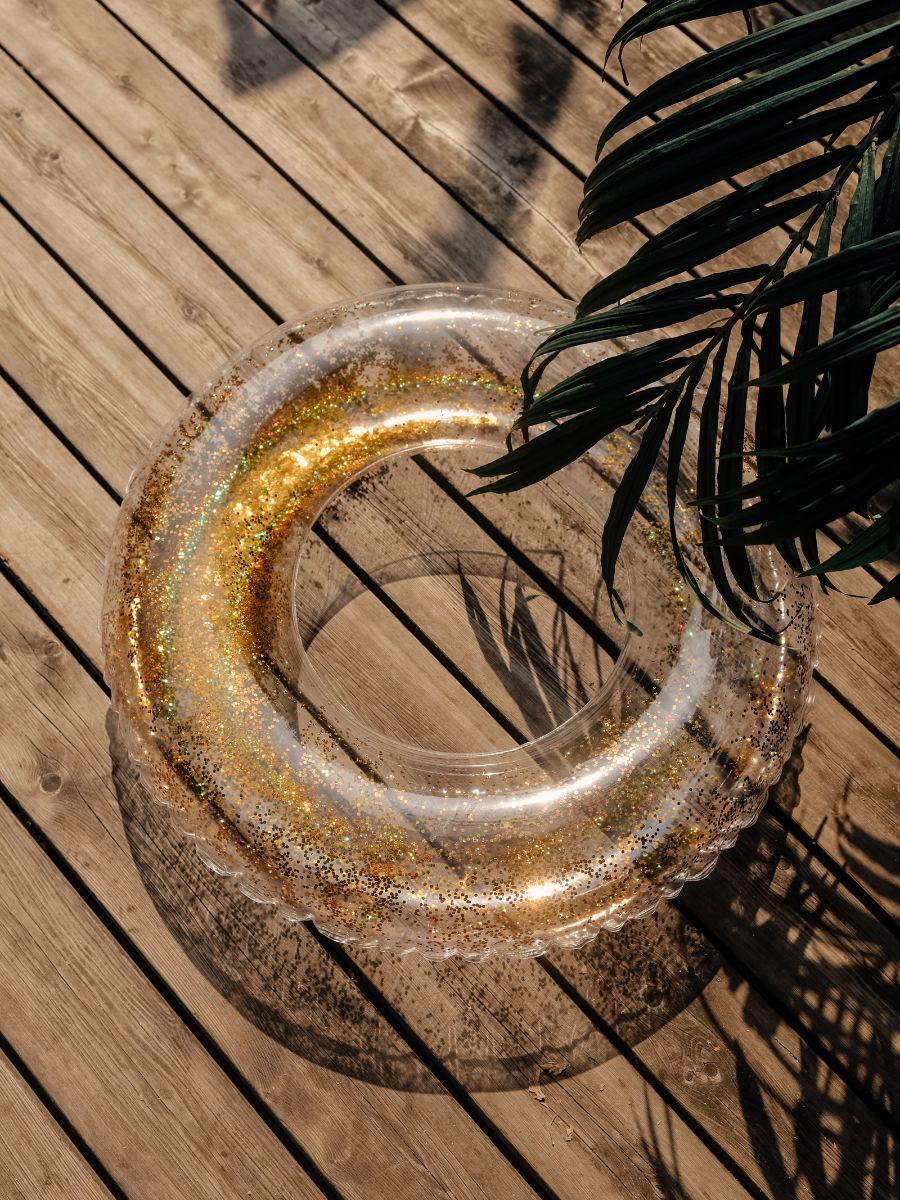 Круг для плавания China Dans с блестками 957002a